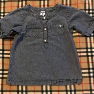 Carters Girls Denim top
